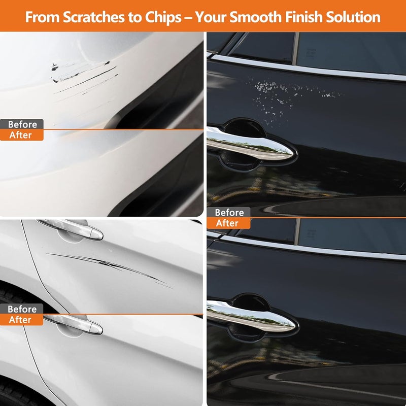 Gen2Magic Mineral White Metallic Touch Up Paint Pen Kit for BMW [Clear Coat Included], A96 Color Match for Scratches, Rock Chips, Bumper Dings, Easy Scratch Repair & Rust Remover for BMW Owners - Image 3